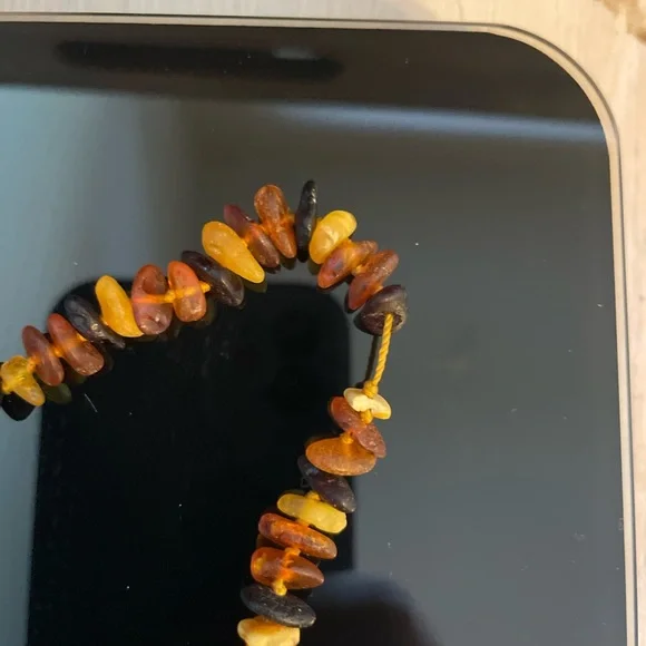 Baltic Amber Necklace Set 
Amber  (2 13.5” & 1 14.5”) & 1 Multicolor 13.5” - Picture 8 of 13